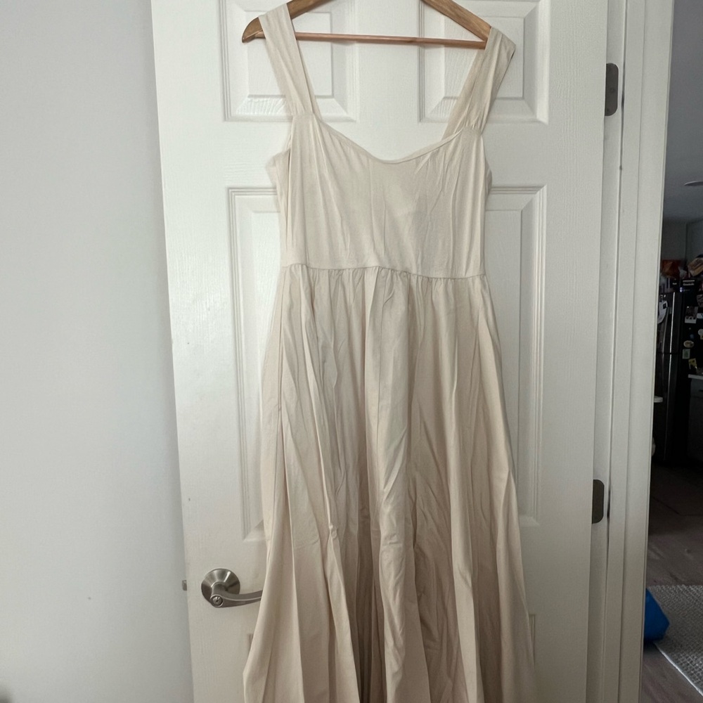 J. Crew Cream Maxi Dress